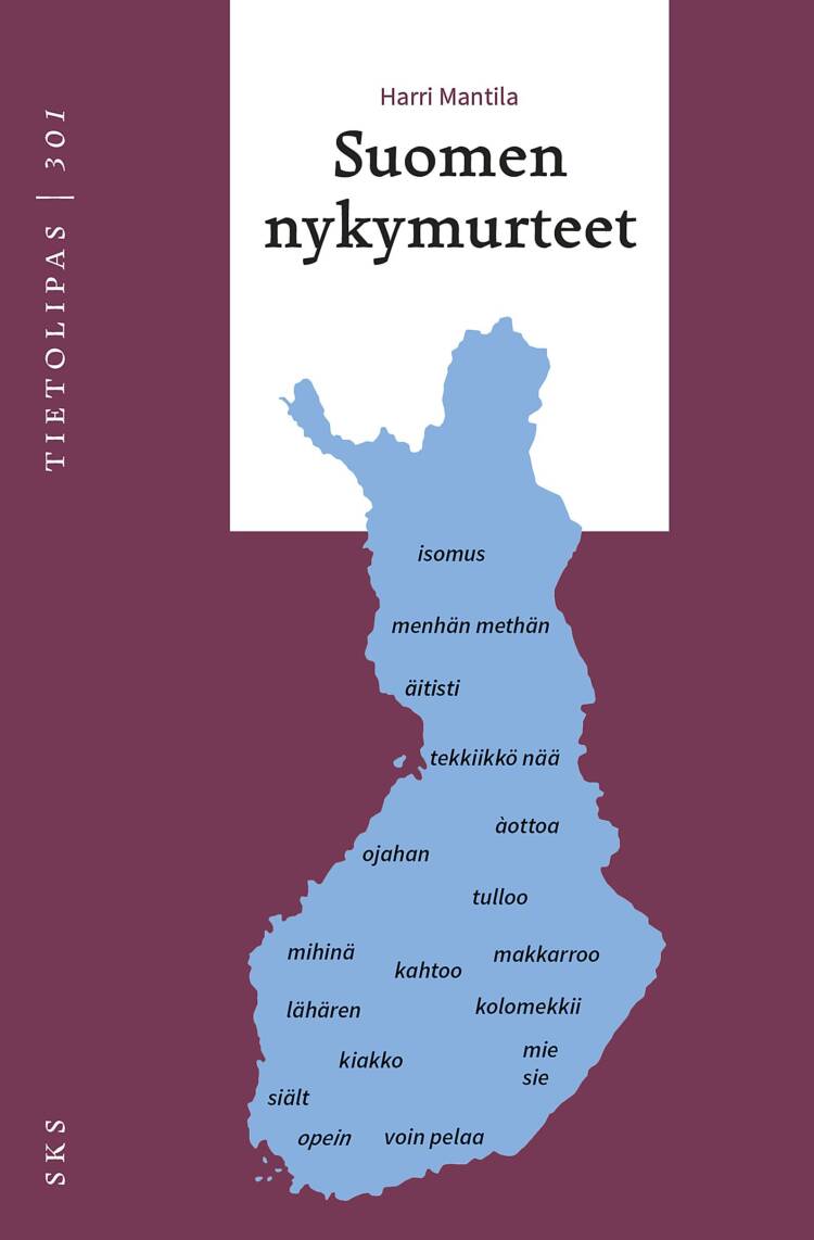 Harri Mantilan teoksen Suomen nykymurteet -kansi.